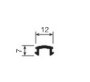 RUBBER SEAL FOR HANDLE PROFILE